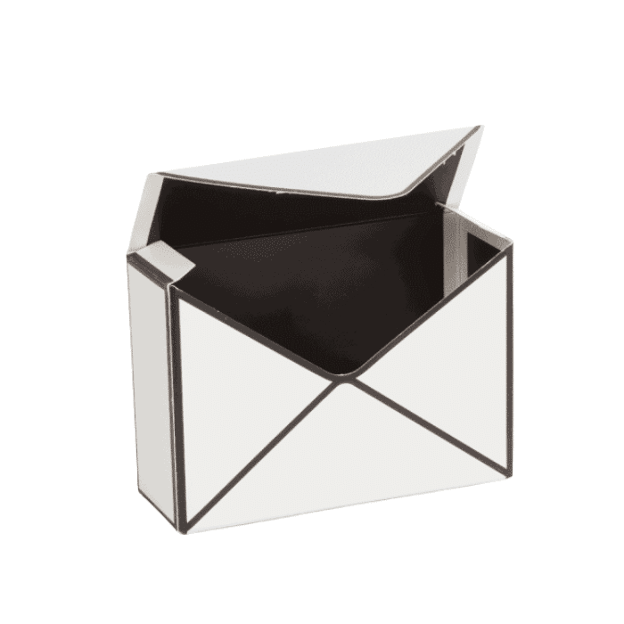 Envelope flower box