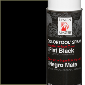Design master colortool spray paint Flat Black