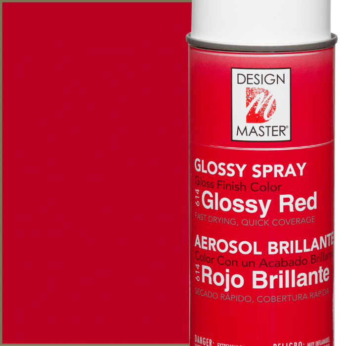 Design master glossy spray red
