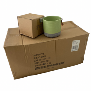 Evie Pot Lettuce Green 13cm | Carton of 16