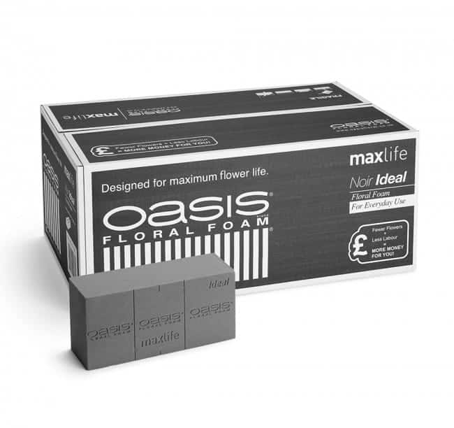 OASIS Noir Ideal Floral Foam Maxlife Brick