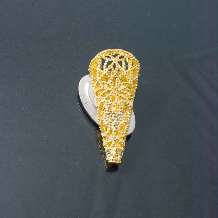 Boutonniere | Filigree Cone Gold - Image 2