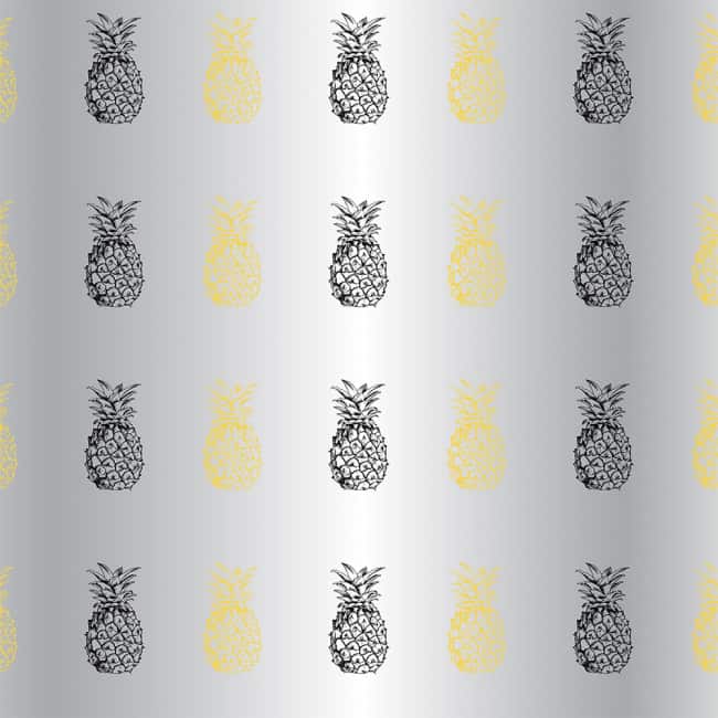 Cellophane Roll | Frosted Pineapple Design